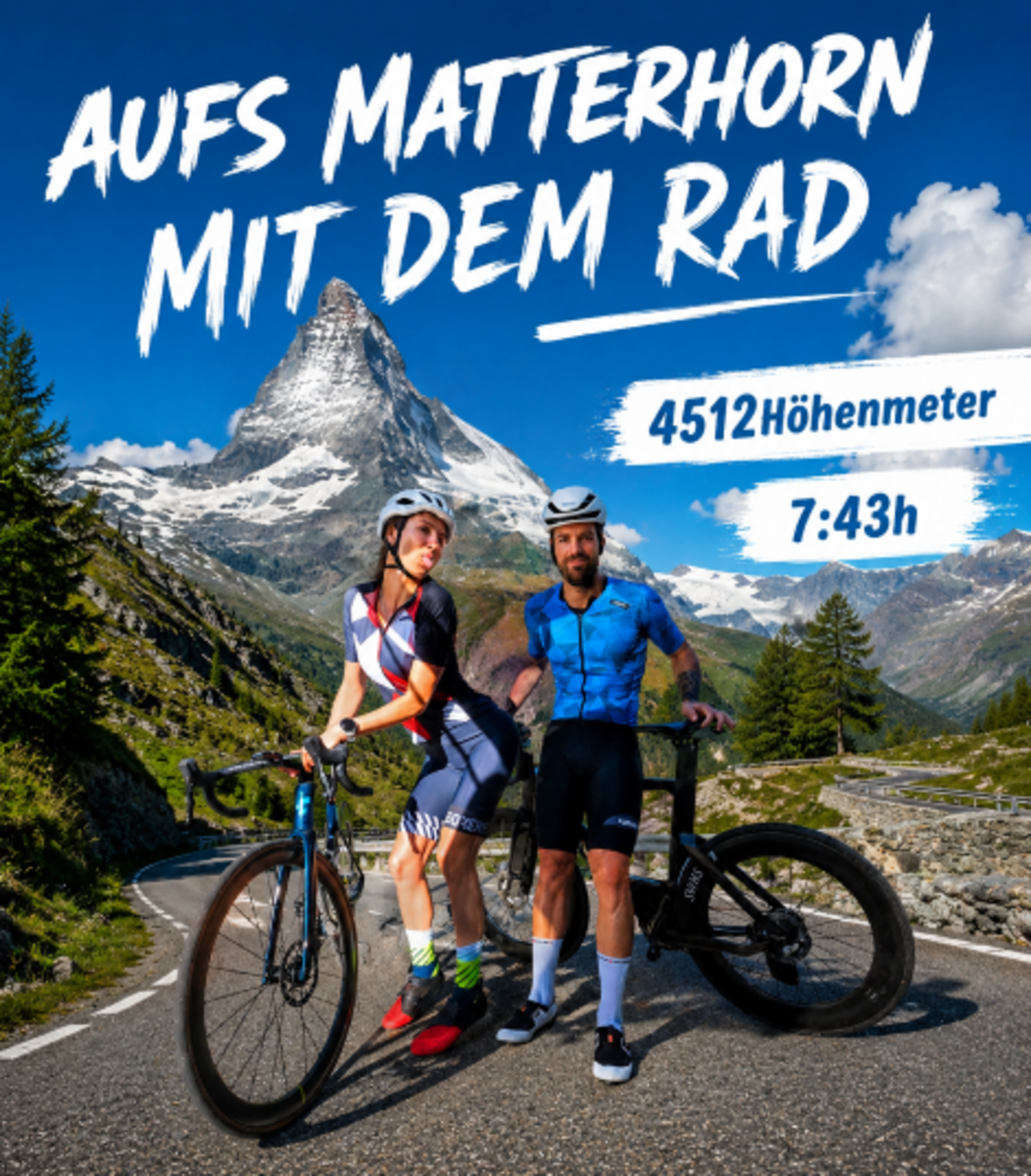 Das Matterhorn mit dem Rad