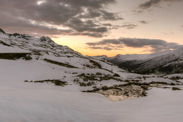Schweiz Davos Flüelapass