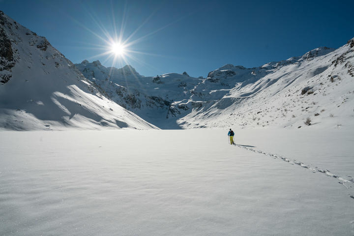 Schweiz - Engadin Pontresina Gletscherhöhle