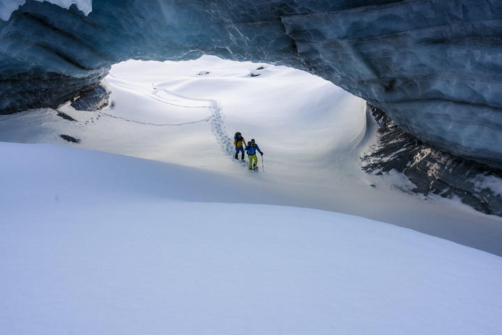 Schweiz - Engadin Pontresina Gletscherhöhle