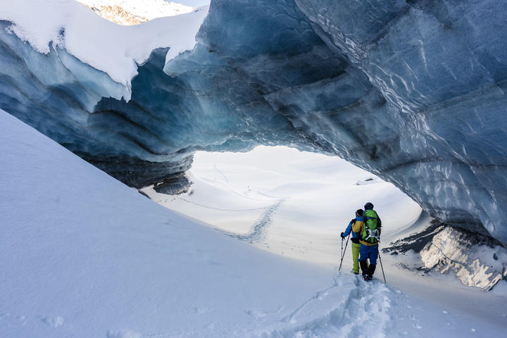 Schweiz - Engadin Pontresina Gletscherhöhle