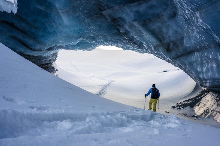 Schweiz - Engadin Pontresina Gletscherhöhle