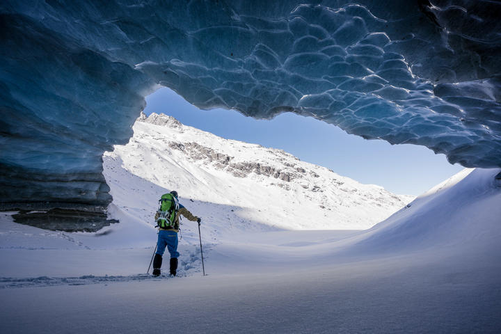 Schweiz - Engadin Pontresina Gletscherhöhle