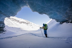 Schweiz - Engadin Pontresina Gletscherhöhle