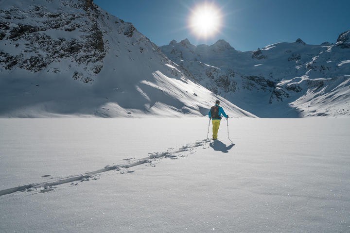 Schweiz - Engadin Pontresina Gletscherhöhle